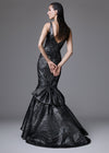 Robe sans manches à col en V