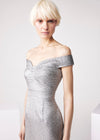OFF THE SHOULDER GOWN - ONLY AVAILABLE IN GOLD COLOR